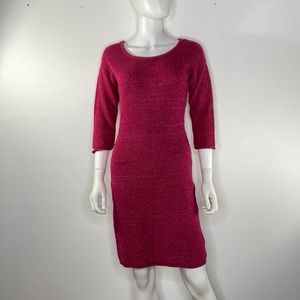 T/O pink sparkly women’s sweater dress‎